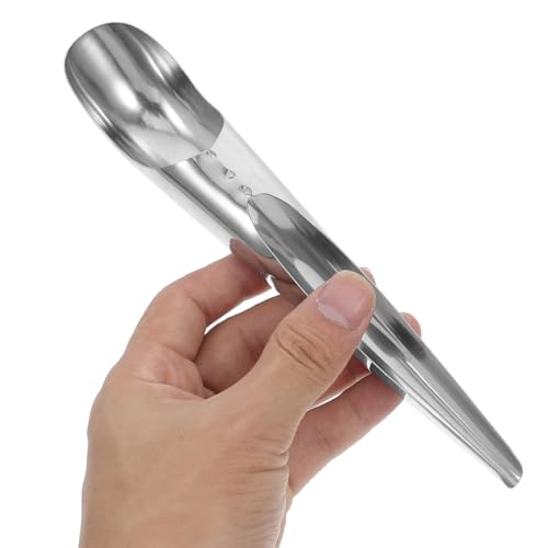 Toddmomy Bird Food Feeding Scoop Pet Feeding Food Shovel Bird Seed Scoop Funnel Stainless Steel Handle Spoon