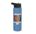Really Like Quetzalcoatlus Bird Flying Dinosaur Kids Trex Stainless Steel Insulated Water Bottle - color: Light Blue