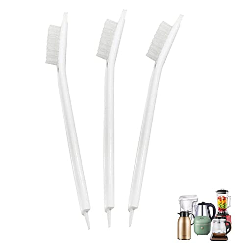 3 PCS Fruit Juicer Machine Clean Brush, Soy Milk Maker Clean Brush, Crevice Cleaning Tool Set for Toaster Sink Tile Grout Grater Seafood, Small Cleaning Supplies Gadgets for Kitchen Appliances