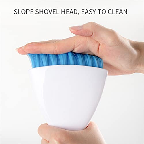 Dust pan Broom Brush Dustpan - Small Broom and Dustpan Set,Mini Broom and Dustpan,Small Dustpan and Brush Set for Home Cleaning, Sofa, Desk, Guinea Pig Cage, Cat Litter etc.（Light Blue） - color: Light Blue, size: 1 Set