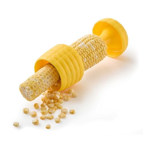 Chef’n Cob Plus Corn Stripper and Peeler for Corn on the Cob, Built-In Safety Pusher - style: Corn Stripper w/ Pusher