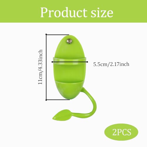 2pcs Cuttlebone Holder for Bird Cage, Plastic Food Holder for Cuttlebone for Birds, Parakeets, Cockatiels, Budgies and Finches - Cuddle Bones Feeding Rack