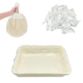 Disposable Small Animal Cage Liner Rabbit Litter Box Liners Tray Film Bags | Quick Cleanup Leak-Proof Pet Toilet Plastic Film Liner for Rabbit Guinea Pig Chinchilla Bird Cage & Litter Pan - style: 50 PCS, L+W+D<26''