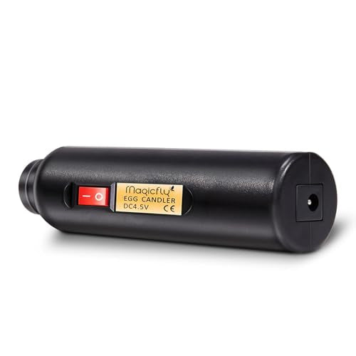 Magicfly Bright Cool LED Light Egg Candler Tester, Powered Only by Power Supply