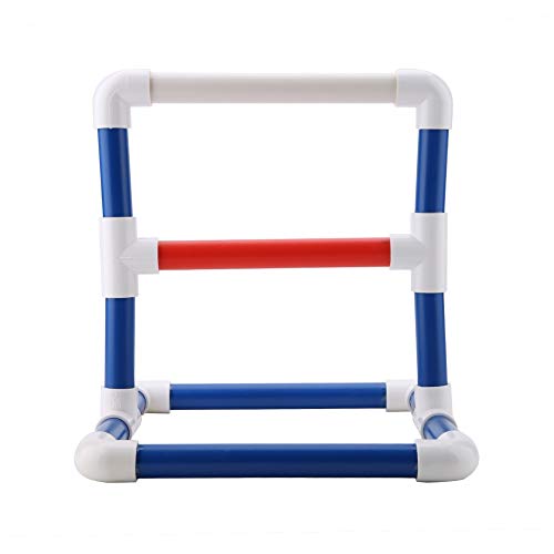 Training Stand Pet Bird Table Perch Stands PVC Bird Standing Bird Shower Bath Stand Rack Standing Gym Training Grinding Toy Playstand Holder(PVC) - color: PVC