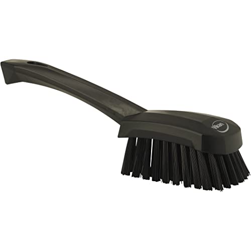 Vikan 41929 Brush,Washing,Stiff,10",PP/PBT,Black - color: Black