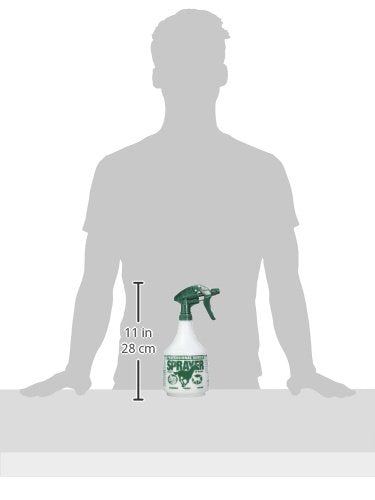 Little Giant® Professional Spray Bottle | All Purpose General Use Spray Bottle | Heavy Duty Horse Sprayer | 32 Ounces | Green - color: Green
