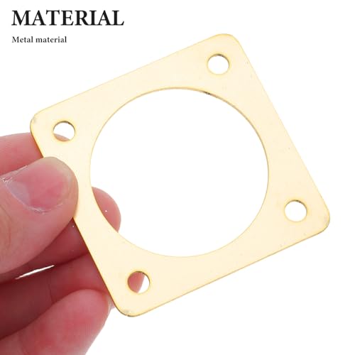 CALLARON Metal Birdhouse Entrance Hole Protector 4pcs 1.5 Inch Inner Diameter Sparrow Box Guard Predator Proof for Outdoor Nest Safety