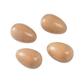 Musfunny Maracas Egg Shakers Musical Instruments, 4pcs Wood Hand Percussion | Music Shakers Instrument for Adult Musical Education Classroom Party Prizes (Natural Wood) - color: Natural Wood
