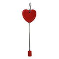 Stainless Steel Meat Food Holder Stick Fruit Skewer Bird Treating Tool Parrot Toy Bird Parrot Water Feeder - color: Red