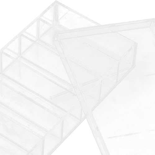 Acrylic Incubation Box with Lid, 6-Compartment Fish Breeder Tray, Laboratory Specimen Observation and Research Small Incubator for Aquarium and Experimental Use