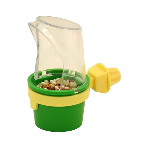 JW Pet Bird Cage Clean Cup Feeder & Water Cup Bird Accessory, Medium (Assorted Colors) - size: Medium