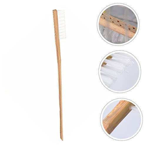 Totority 1pc Handle Bird Cage Cleaning Brush Bristles Easy to Clean Hard Reach Areas Essential Cleaning Supplies for Parrots and Other Birds