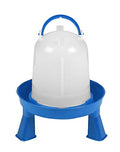 Double-Tuf® Poultry Waterer with Legs | Durable Water Container | Carrying Handle for Chickens & Birds | Chicken Waterer | 1.5 Quart