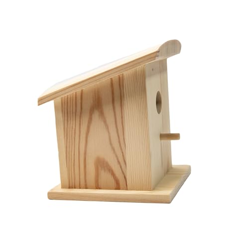 YCHTEWY-DIY Wooden Bird House,Wild Bird Feeder, Hanging Birdhouse Attract Birds & Beautify Your Yard! (Cream, E) - size: E