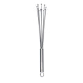 Restaurantware 12.5 in Stainless Steel Ball Whisk - German Standard Egg Beater with Ergonomic Handle, Dishwasher Safe - Manual Mixer Cooking Whisk for Baking, Stirring, Sauces, Beating - color: Ball Whisk, size: 12 1/2"