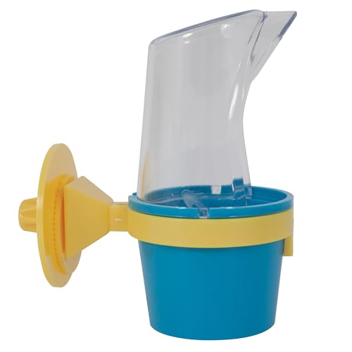JW Pet Bird Cage Clean Cup Feeder & Water Cup Bird Accessory, Large (Assorted Colors) - size: Large