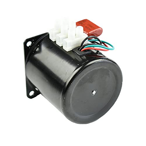 Permanent Magnet Synchronous Gearbox Motor 60KTYZ 110V 25-30RPM CW/CCW Synchronous Reduction Motor with Motor Bracket Support Fixed Base - size: 25/30r/min Motor+Bracket