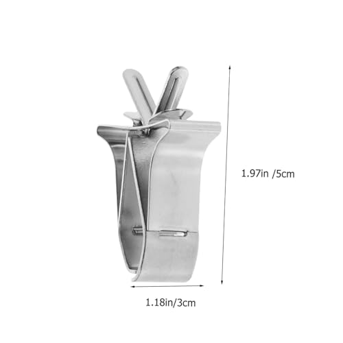 Yardwe 3pcs Bird Food Clips Practical Fixed Clip for Parrot Vegetable Fruit Holding for Bird Cages Suitable for Parakeets Canaries and Animals