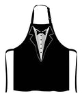 Funny BBQ Apron Grilling Present - Novelty Fathers Day Grilling Present - BBQ Tuxedo Waistcoat - Barbecue Grill Present For Men - color: Multi Lf271
