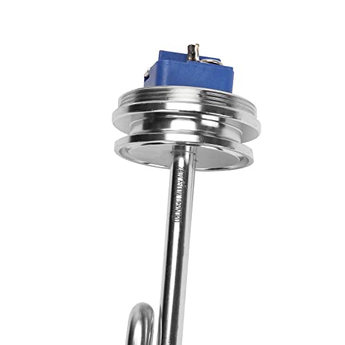 DERNORD 1.5" Inch (OD50.5mm) Tri-clamp Foldback Heating Element Stainless Steel Immersion Water Heater (240v 6500w) - size: 240V 6500W
