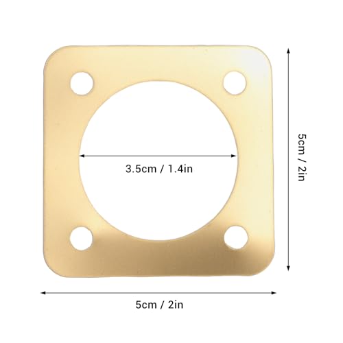 8PCS Metal Bird House Guard, Steel Birdhouse Entry Portal Hole Protector with Size 2x2in, Ideal for Eastern Bluebird Rooms Sparrow Houses, Made from Premium Steel