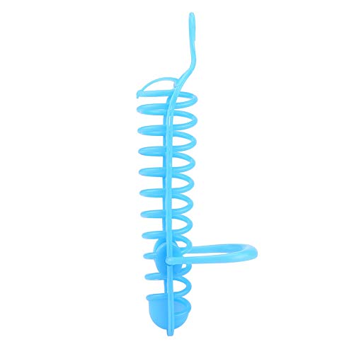 Millet Holder,Parrots Feeder Basket, Food Fruit Feeding Perch Stand Millet Spray for Plastic Holder Pet Bird Supplies(Blue) (Blue)