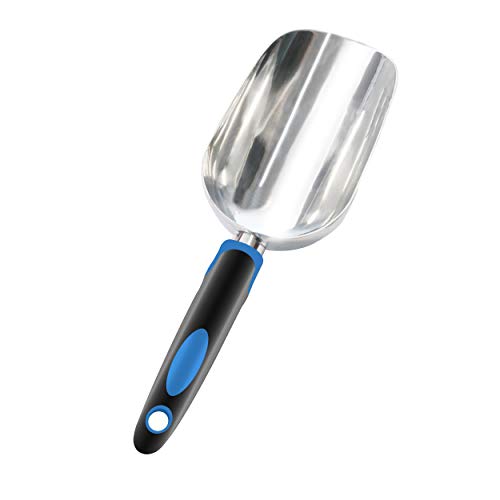 Sinoer Large Aluminum Comfort Grip Garden Transplant Soil Trowel Scoop | Heavy aluminum garden transplanter scoop with big capacity, anti-bend structure for soil and fertilizer handling
