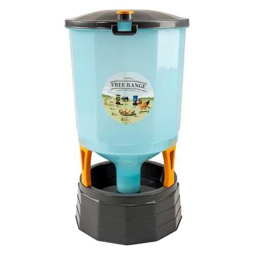 Stromberg's High Capacity Silo Poultry Waterer, 12 Gallon, Transparent Body, Easy to Clean, Float Valve Operation, Elevated 6” Stand, Large Lid, Convenient Filling Options