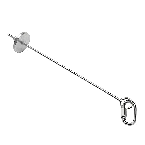 Bird Food Holder Stainless Steel Fruit Vegetable Stick Skewer for Parrots Cockatoo Cockatiel Cage Treating Tool (L: 7.86inch) - size: L: 7.86inch