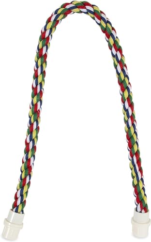 JW Pet Comfy Perch For Birds Flexible Multi-color Rope, Medium - 32" Length - size: Medium, style: 32"