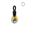 Handmade in USA, Extra Loud Collar Bell for Cats and Dogs, Premium Brass and Nickel Silver - size: Small