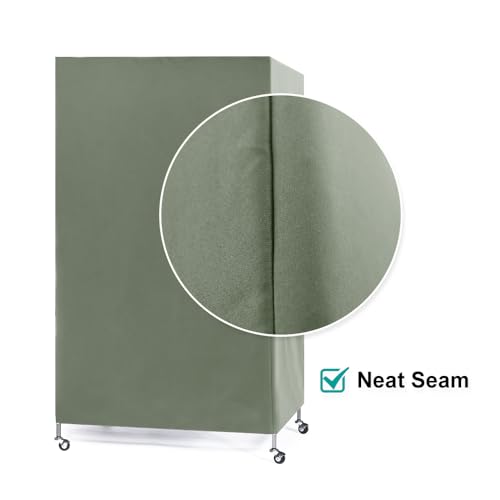PONY DANCE Pets Product Universal Birdcage Cover Blackout | Breathable Birdcage Cover for Birds Sleep & Rest, Large, Sega Green, 35.0"L x 25.0"W x 47.0"H - color: Sega Green, size: 35.0"L x 25.0"W x 47.0"H