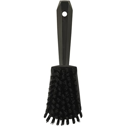Vikan 41929 Brush,Washing,Stiff,10",PP/PBT,Black - color: Black