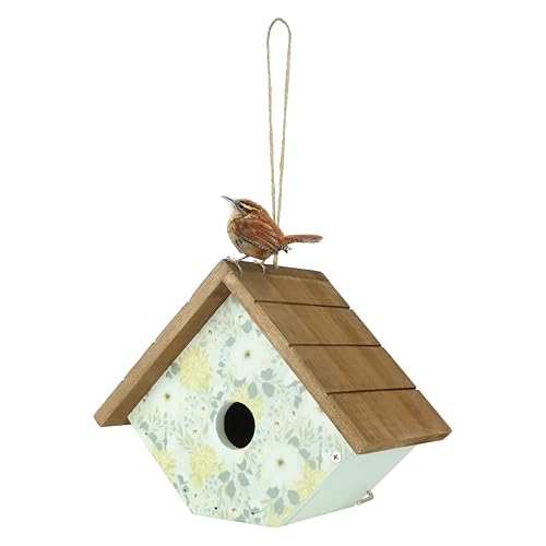 Wild Wings Decorative Wren House Blooming Nest, Green - style: Blooming Nest