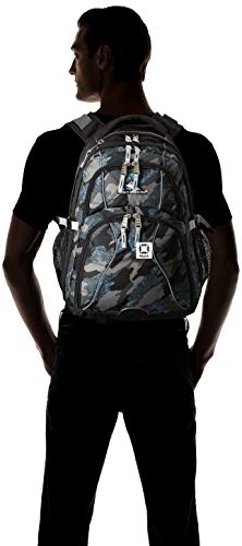 High Sierra Swerve Laptop Backpack, Graffiti/Black/Ash, One Size - color: Graffiti/Black/Ash