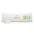 Coop Home Goods Original Adjustable Body Pillow, 20x54 Long Pillow for Back, Shoulder, Hip and Knee Support, Side Sleeper Body Pillows for Adults with Memory Foam & Washable Cover - size: Body Pillow