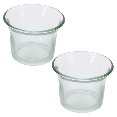 Abaodam 2PCS Glass Oriole Feeder Replacement Cups for Outdoor Bird Feeders | Easy To Clean, For Oriole Jelly Feeders, Outdoor Hanging Feeders, Garden And Balcony Use