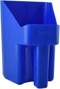 LBH MARKET 3 Qt Livestock Feed Scoop – Durable Plastic Grain Scoop for Horses, Chickens – Blue