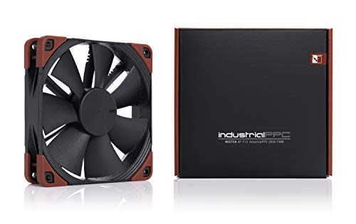Noctua NF-F12 iPPC-3000 PWM, High-Performance Industrial Fan 120mm | Heavy Duty High Airflow 25mm Thick Fan, for Demanding Applications, 3000rpm 4-Pin PWM