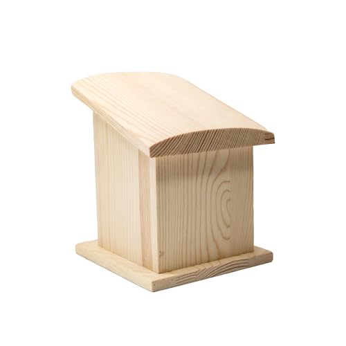 YCHTEWY-DIY Wooden Bird House,Wild Bird Feeder, Hanging Birdhouse Attract Birds & Beautify Your Yard! (Cream, E) - size: E