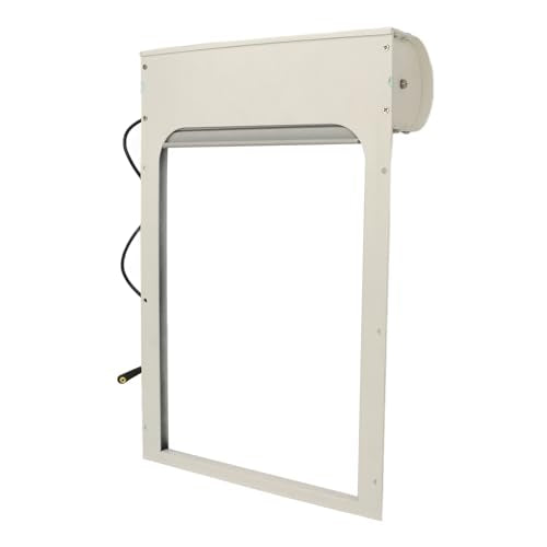 Chicken Coop Door Timing Mode Manual Mode Rugged LED Display Controller Auto Chicken House Door for Ducks Geese (US Plug) - color: White