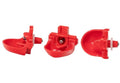 RentACoop DIY Waterer Kit - Horizontal Nipples with Dribble Dish - 12 Pack - size: 12 Pack