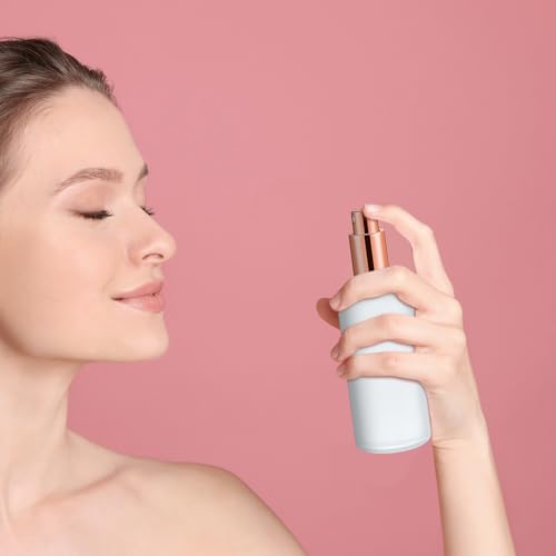 Roshtia 30 Pcs Glass Spray Bottle Clear Empty Bottles Small Refillable Reusable Perfume Bottle with Fine Mist Sprayer Pump for Face Body Travel(3.4 oz,Gold,Silver,Rose Gold) - color: Gold,Silver,Rose Gold, size: 3.4 oz