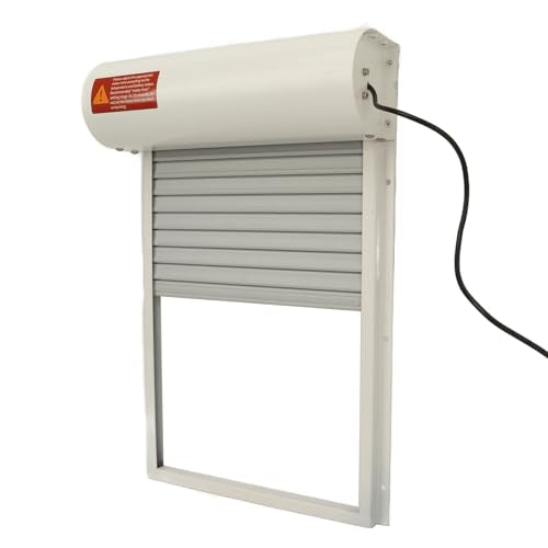 Automatic Chicken Coop Door Opener Battery Powered Timer LED Display with Programmable Controller for Chicken Duck Goose Poultry Coop (White) - color: White