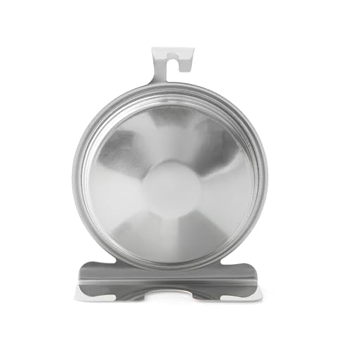 Taylor 5924 Large Dial Kitchen Refrigerator and Freezer Analog Thermometer, 3-Inch Dial, Easy to Read, Silver Finish, Accurate Temperature Monitoring - size: 1 Pack