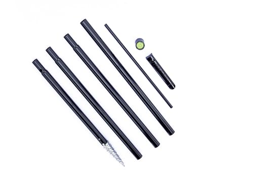 BirdsUP Single Pole for 1 Bird Feeder/Bird House, w/Bullseye Level and Torque Bar, 1-inch Outside Diameter, 5ft Installed