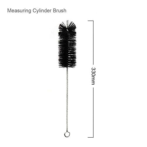 ULAB Scientific Lab Cleaning Brush Set, 7 Sizes for Different use, one Beaker Brush, one Buret Brush, one Cylinder Brush, Four Tube Brushes, UCB1001
