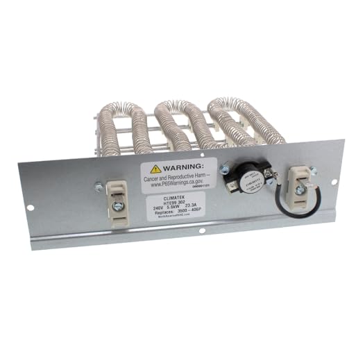 ClimaTek Electric Heating Element Replaces 3500-406 3500-406P 3500-406P/A | Upgraded for Coleman, Evcon Furnaces