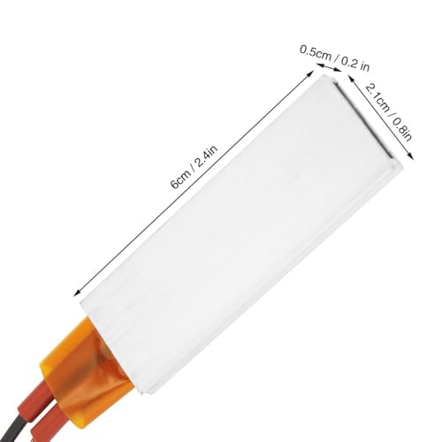 12V PTC Heating Plate – Aluminum Housing Thermostatic Heater for Incubators, Laboratory Equipment & Electronic Preheating(12V/200℃) - size: 12V/200℃